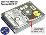 8.4GB IDE hard drive – 3.5-inch form factor, 1.0-inch high Part 166981-001  , 163804-001