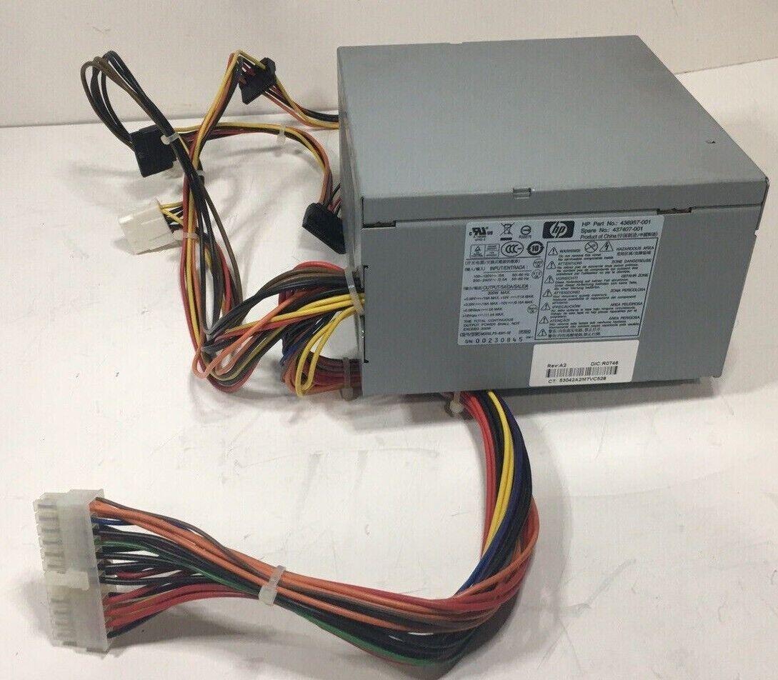 436957 001 PS 6301 02 437407 001 power supply 300w input voltage 100 to 240vac 80 efficiency rating with power factor correction