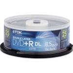 48967 Tdk Disc Blu-ray Single Layer 25gb Write Once 2x Thermal Glossy White 25pk