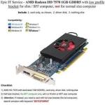 Dell 4c5dk – 1gb Pci-e Dvi Radeon Hd7570 Video Card