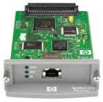Jetdirect 635n IPv6/IPsec Print Server – 10BaseT and 100BaseTX LAN interface board – Plugs into peripheral EIO slot – Has an RJ-45 connector Part J7961-61031  , J7961-61041