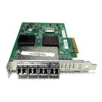 Qlogic Qle2564 Sanblade 8gb Quad Port Pci-express 20 X8 Fibre Channel Host Bus Adapter With Full Kit