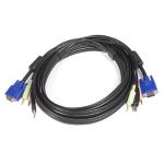 Usbvga4n1a10 Startech 10 Ft 4-in-1 Usb Vga Kvm Cable With Audio And Microphone