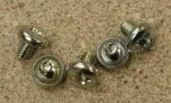 Screw, Philips, Pan, M3x4, Pkg. of 5