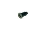 Screw, 1.6 x 0.35 x 5 mm, Cosmetic, Black, Pkg. of 5