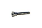 Screw, 1.6 x 0.35 x 10.6 mm, Cosmetic, Black, Pkg. of 5