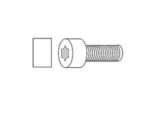 Screw, M3.5x8, Allen, Pkg. of 5, Vented Rear Panel